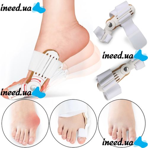 Бандаж корректор большого пальца Valufix Aid Hinged for Bunions YH-06 ортопедическая шина, вальгусный фиксатор коррекции, лечения косточки Valgus Pro