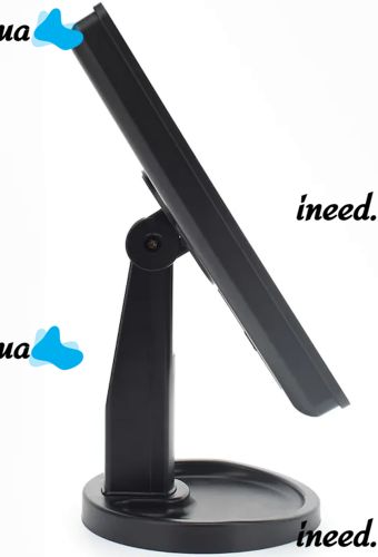 Косметичне сенсорне дзеркало для макіяжу Magic MakeUp Mirror обертається на 180 настільне дзеркало на підставці з підсвічуванням 22 LED USB Чорне