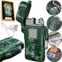 Electric Pulse Spiral Lighter Lighter Explorer JL317 Rechargeable Sensor Lighter 2 Arcs with Wind Protection from USB JL-317 6741 Camouflage