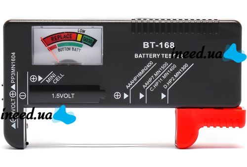 Тестер заряда аккумуляторных батареек Voltronic BT-168 универсальный портативный измеритель элементов питания, емкости аккумуляторов и батареи Aneng 