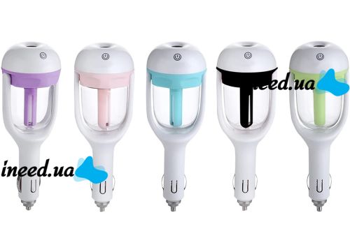 Автомобильный увлажнитель воздуха Car Charger Humidifier BA-3 портативный авто освежитель с очистителем и USB 12V диффузор от прикуривателя в машину