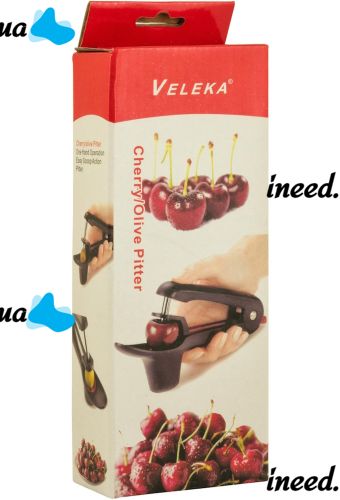 Машинка для удаления вишневых косточек Cherry Olive Pitter ручной прибор выдавливатель, вишнедавка для отделения косточек вишни и черешни Зеленая