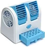 Мини кондиционер с увлажнителем Mini Fan HB-0199 настольный портативный вентилятор, увлажнитель охладитель воздуха для дома и офиса 2.5W USB HB-168