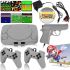 Retro console under the guise of Ps1 Super 8Bit Game TY-368 16 games, 8-bit game console with two joysticks and a pistol for TV LH-999