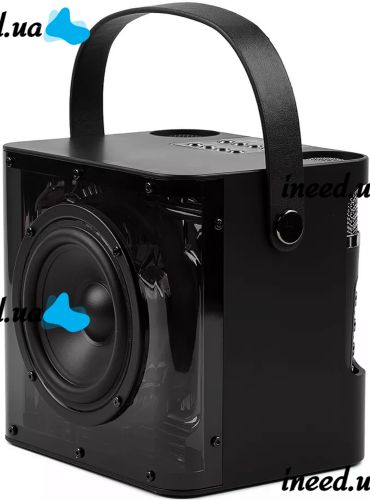 Аккумуляторная колонка караоке Peterhot A99 акустическая Bluetooth система с двумя беспроводными микрофонами и RGB цветомузыкой USB MicroSD CL-227