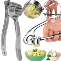 Ручной механический пресс чеснокодавка Garlic Press Springos KI0046 для измельчения чеснока из нержавеющей стали Измельчитель давилка чеснока орехов