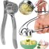 Manual Mechanical Garlic Press Garlic Press Springos KI0046 for Chopping Garlic Stainless Steel Garlic Nut Grinder