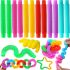 Antistress Toy for children Fidget Pop Tube set of hand-held elastic corrugated tubes 12 pieces for the development of sensory motor skills pop tubes from 3 years old