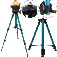 Строительный телескопический штатив тренога для нивелира 44-120 см NeroFF NF12SM 5/8 держатель подставка 1200 мм для лазерного уровня в чехле Синий