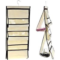 Organizer for storing bags on a hanger Range Sacs a Main, hanging hanger for 16 bags, hanger organizer for accessories for 8 sections, pockets