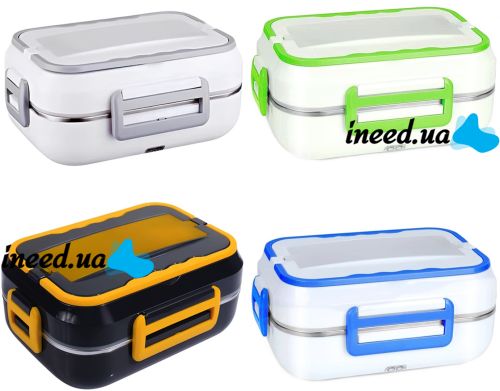 Электрический ланч-бокс Electric Lunch Box DFH-C21 1.5 л ланч бокс с подогревом и металлической съемной чашей от сети и прикуривателя C-21 220V 12V