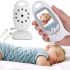 Бездротова відеоняня Smart Baby VB601 з екраном 2 дюйми, акумуляторна кольорова камера нічного бачення з двостороннім зв'язком і термометром VB-601