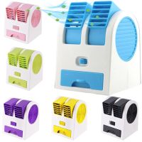 Мини кондиционер с увлажнителем Mini Fan HB-0199 настольный портативный вентилятор, увлажнитель охладитель воздуха для дома и офиса 2.5W USB HB-168