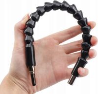 Гибкий удлинитель с отверткой Snake Bit TOO SB-48 набор сменных бит с гибкой насадкой для отвертки, шуруповерта и дрели 30 см магнитный вал SB48