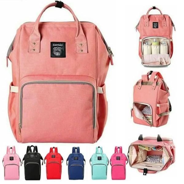 LeQueen Mummy Bag organizer bag for stroller, moms backpack waterproof with thermal bottle pockets Living Traveling Shar