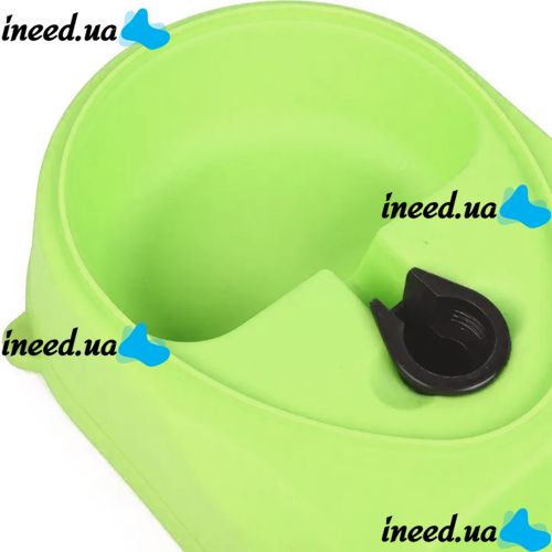 Миска для собак и котов Pet Feeder с поилкой 2 в 1, автоматическая пластиковая кормушка для домашних животных c дозатором, диспенсером для воды