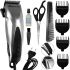 Domotec MS-3305 12W corded hair clipper professional beard and moustache trimmer with interchangeable attachments White