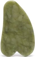 Large Jade Facial Massage Roller Set 3 in 1 Double-sided Roller Gouache Scraper, Roller, Skin Lifting Kit Hedgehog Smooth Scraper