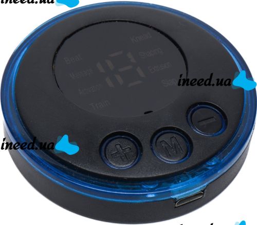 Импульсный массажер миостимулятор бабочка Pulse Massage Stick электростимулятор для восстановления и тренировки мышц всего тела на аккумуляторе USB