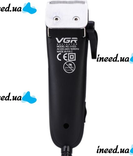 A set of two VGR V-023 2-in-1 rechargeable hair and beard clippers, a wired trimmer with a set of removable attachments in the V023 bag
