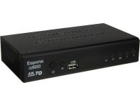 Цифровая Т2 приставка Европа EL-9000 Pro 4K цифровой эфирный ТВ тюнер с Wifi приемник для цифрового телевидения с пультом управления DVB-T2 Черный