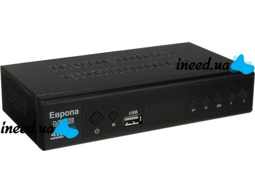 Цифровая Т2 приставка Европа EL-9000 Pro 4K цифровой эфирный ТВ тюнер с Wifi приемник для цифрового телевидения с пультом управления DVB-T2 Черный