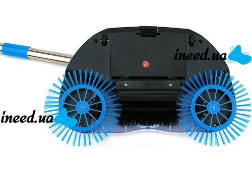 Mechanical Mop Broom Hurricane Spin Broom M24 Universal Brush with Telescopic Handle 110 cm for Dry Floor Cleaning with vacuum cleaner Effect