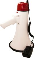 Hand-held horn ER-55U 20W with a range of 400m loudspeaker with remote microphone, rechargeable megaphone with voice recording and built-in siren ER55U