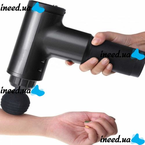 Muscle Massager Pistol Fascial Gun FH-320 Black for Body, Portable Handheld Impact Massager Pistol KH-320 YX-908 Black 