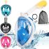 Full-face Mask L/XL for Scuba Diving Free EasyBreath with GoPro Camera Mount, Panoramic Mask for Snorkeling, Diving Easy Breath
