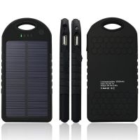 Портативний зарядний пристрій Power Bank Solar Charger JS-3 50000 mAh повербанк c карабіном на сонячній батареї, зовнішній акумулятор 50000 маг