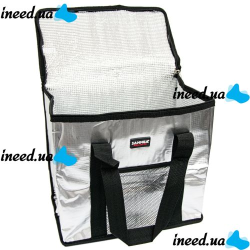Туристическая термосумка Sannen Cooler Bag MC-1059 на 25 л для продуктов и напитков 37x20x34 см Походный переносной термобокс холодильник для пикника