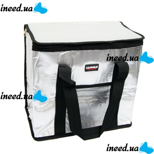 Туристическая термосумка Sannen Cooler Bag MC-1059 на 25 л для продуктов и напитков 37x20x34 см Походный переносной термобокс холодильник для пикника