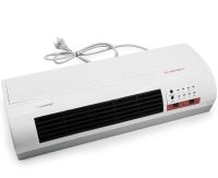 Настенный электрический тепловентилятор Domotec MS-5961 с пультом 2000W Керамический обогреватель на стену Тепловая завеса Домотек MS 5961 с таймером