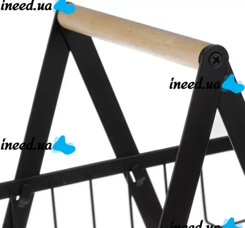 Металлическая двухярусная корзина подставка Fruit Storage Rack Z12-B21 для хранения фруктов и овощей, Настольная этажерка фруктовница на 2 яруса