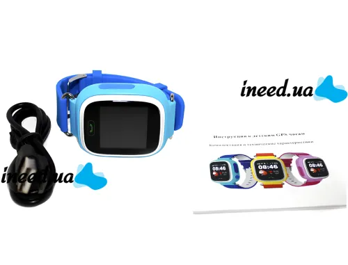 Розумний дитячий смарт-годинник Smart Baby Watch Excelvan Q80 з функцією GPS трекера, наручний смарт-годинник з SIM-карткою 400 мАг IOS Android