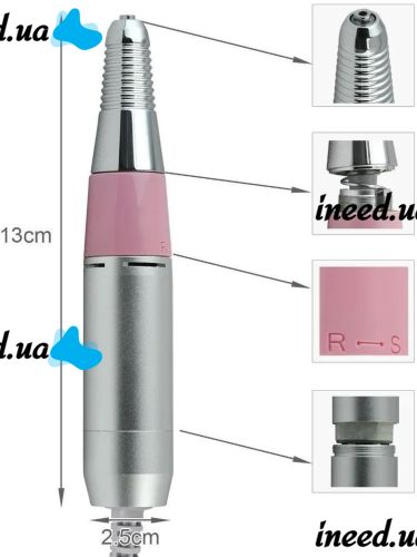 Фрезер для маникюра и педикюра Beauty Nail DM-202 35000 об/мин аппарат для обработки ногтей с насадками 6 в 1 маникюрный аппаратный набор с фрезами