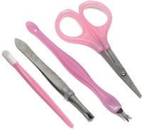 Маникюрный педикюрный набор Cutter Set AND 209 многофункциональный комплект инструментов 10 предметов для маникюра и педикюра ногтей в блистере