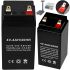 Аккумуляторная батарея Battery 4V 4.0Ah 20HR UKC 4A аккумулятор для игрушек, радиоприемников, кассовых аппаратов