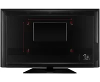 Bracket, swivel mount for TVs HDL-117B-2 14"-55" on the wall up to 50kg with 180º rotation