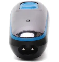 Gemei GM-587 cordless hair trimmer is a professional cordless beard and mustache trimmer with interchangeable attachments.