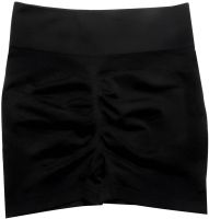 Женские бесшовные шорты Lifting Yoga Shorts XZY8855 утягивающие спортивные велосипедки с высокой талией и эффектом пуш ап для фитнеса Черные S-XXL