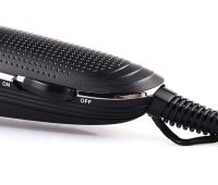 A set of two VGR V-023 2-in-1 rechargeable hair and beard clippers, a wired trimmer with a set of removable attachments in the V023 bag