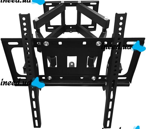 Настенный поворотный кронштейн V-STAR CP603 32"-60" наклонное крепление для телевизора на стену, подвесной держатель для плазмы 32-60 дюймов до 50кг Черный