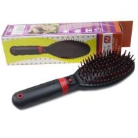 Electric Massage Comb Massage Hair Brush RM-709 for straightening hair, Vibrating Massager Comb for any type of hair Black