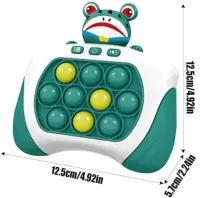 Детская игрушка головоломка Quick Pop It Baby Frog SR8602 интерактивная электронная приставка антистресс поп ит для снятия стресса на батарейках от 3-х лет
