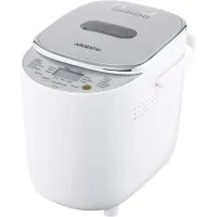 Электрическая хлебопечь Ardesto BMG-750 500W для домашнего выпекания хлеба, Хлебопечка с LCD дисплеем 12 режимов до 750 грамм от сети 220V Белая