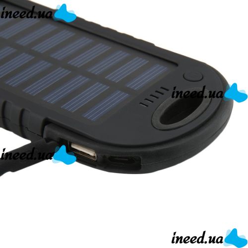 Портативний зарядний пристрій Power Bank Solar Charger JS-3 50000 mAh повербанк c карабіном на сонячній батареї, зовнішній акумулятор 50000 маг