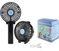 Ручной мини вентилятор Handy Mini Fan WX-6508 USB аккумуляторный настольный вентилятор трансформер со складной ручкой и съемным аккумулятором