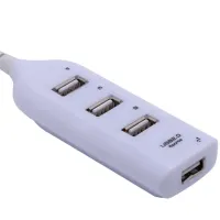 USB хаб Hi-Speed XD4 White на 4 порта, Универсальный разветвитель с 4 выходами концентратор переходник HUB 480 Мбит для компьютера от USB Белый